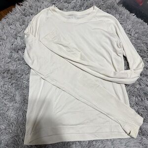 Cream Long Sleeve Shirt